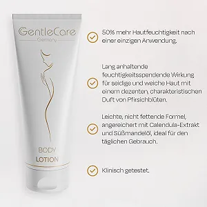 Лосьйон для тіла GentleCare Інтенсивний зволожувач для дуже сухої зрілої шкіри 250 мл synthetic.ua - Фото 1