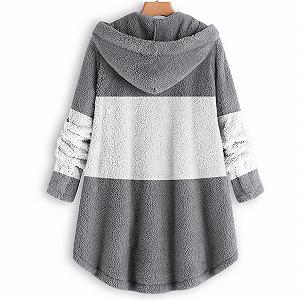 Плюшеве Пальто з Ґудзиками та Кишенями synthetic.ua - Фото 1