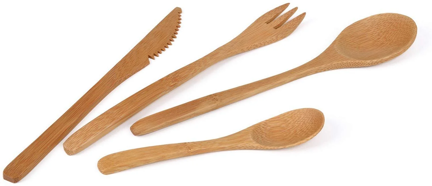 Набір столового приладдя GRÄWE, 41 предмет для 10 осіб, дерев'яне столове приладдя в бамбуковій коробці, екологічно чисте, біорозкладне, фото №5 Набір столового приладдя GRÄWE, 41 предмет для 10 осіб, дерев'яне столове приладдя в бамбуковій коробці, екологічно чисте, біорозкладне, фото №5