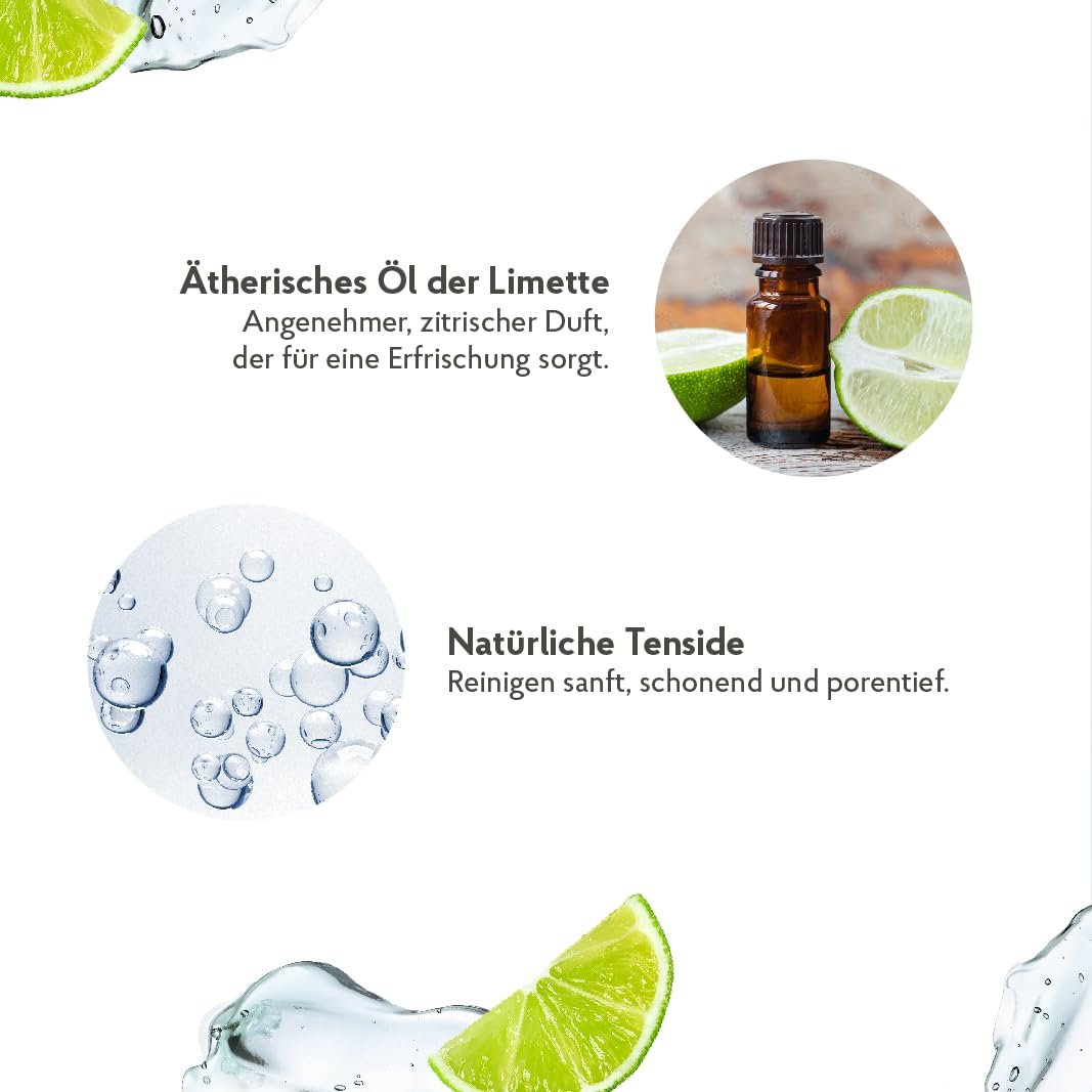 Гель для душу Hautallerliebst Lime 250 мл для всіх типів шкіри м’який догляд, фото №3