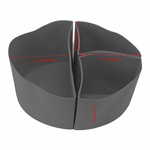 Вставка Tyenaza 3-в-1 для мультиварки 6QT силиконовая серая synthetic.ua - Фото 1