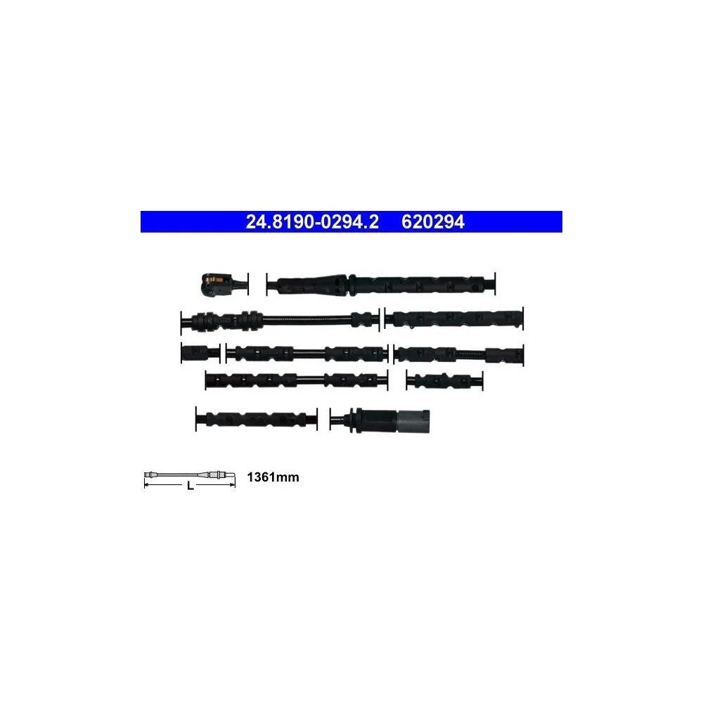 Датчик износа тормозных колодок ATE 24.8190-0294.2 для BMW задний мост, фото №1