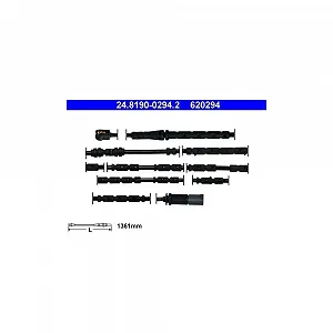 Датчик износа тормозных колодок ATE 24.8190-0294.2 для BMW задний мост - Фото 1