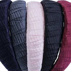 Обруч Тканевый 03cm Розовый, One Size, розовый synthetic.ua - Фото 1