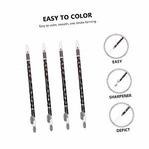 Олівець для брів HONMEET двосторонній 4 штуки synthetic.ua - Фото 1