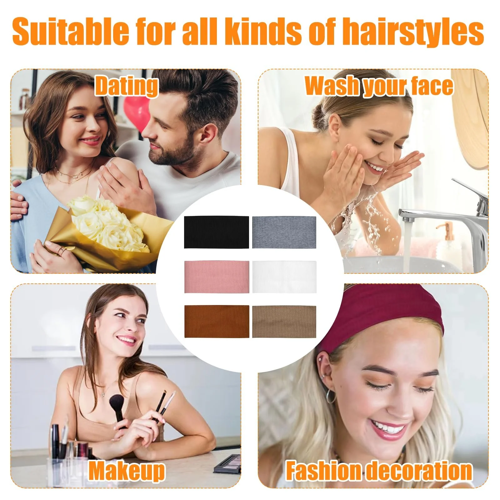 Эластические повязки для волос, фото №5