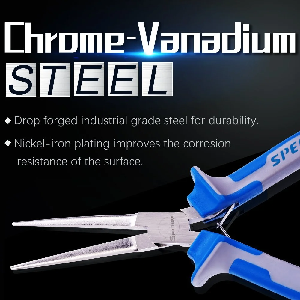 Мини плоскогубцы SPEEDWOX Набор плоскогубцев для ювелирных изделий 6 штук Маленький набор плоскогубцев для изготовления ювелирных изделий с кольцом для открывания Микро прецизионные ручные инструменты для рукоделия Хром-ванадиевая сталь промышленного класса, фото №4 Мини плоскогубцы SPEEDWOX Набор плоскогубцев для ювелирных изделий 6 штук Маленький набор плоскогубцев для изготовления ювелирных изделий с кольцом для открывания Микро прецизионные ручные инструменты для рукоделия Хром-ванадиевая сталь промышленного класса, фото №4