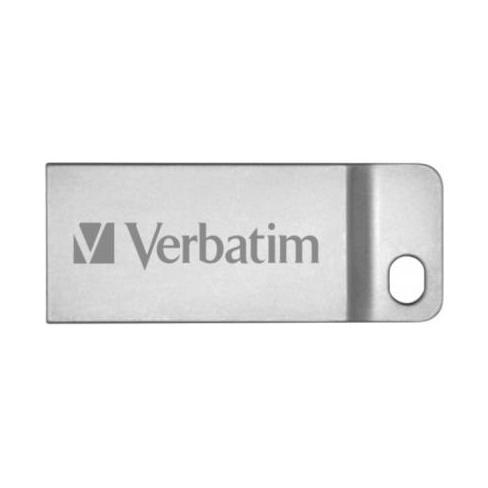 USB флеш-накопичувач Verbatim 64GB Metal Executive Silver 2.0 98750, фото №1