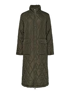 Куртка стеганая длинная PIECES Pcmailey Noos BC - Фото 1