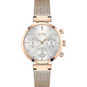 Жіночий Кварцовий Годинник BOSS Flawless Multi Dial з Браслетом з Нержавіючої Сталі - Фото 1