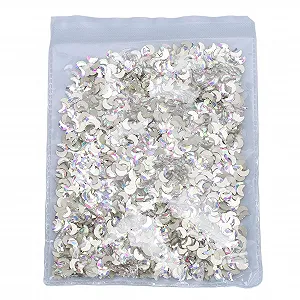 Набор Бриллиантов для Ногтей Moon Glitter, Форма Полумесяца с Плоской Задней Стенкой - Фото 1