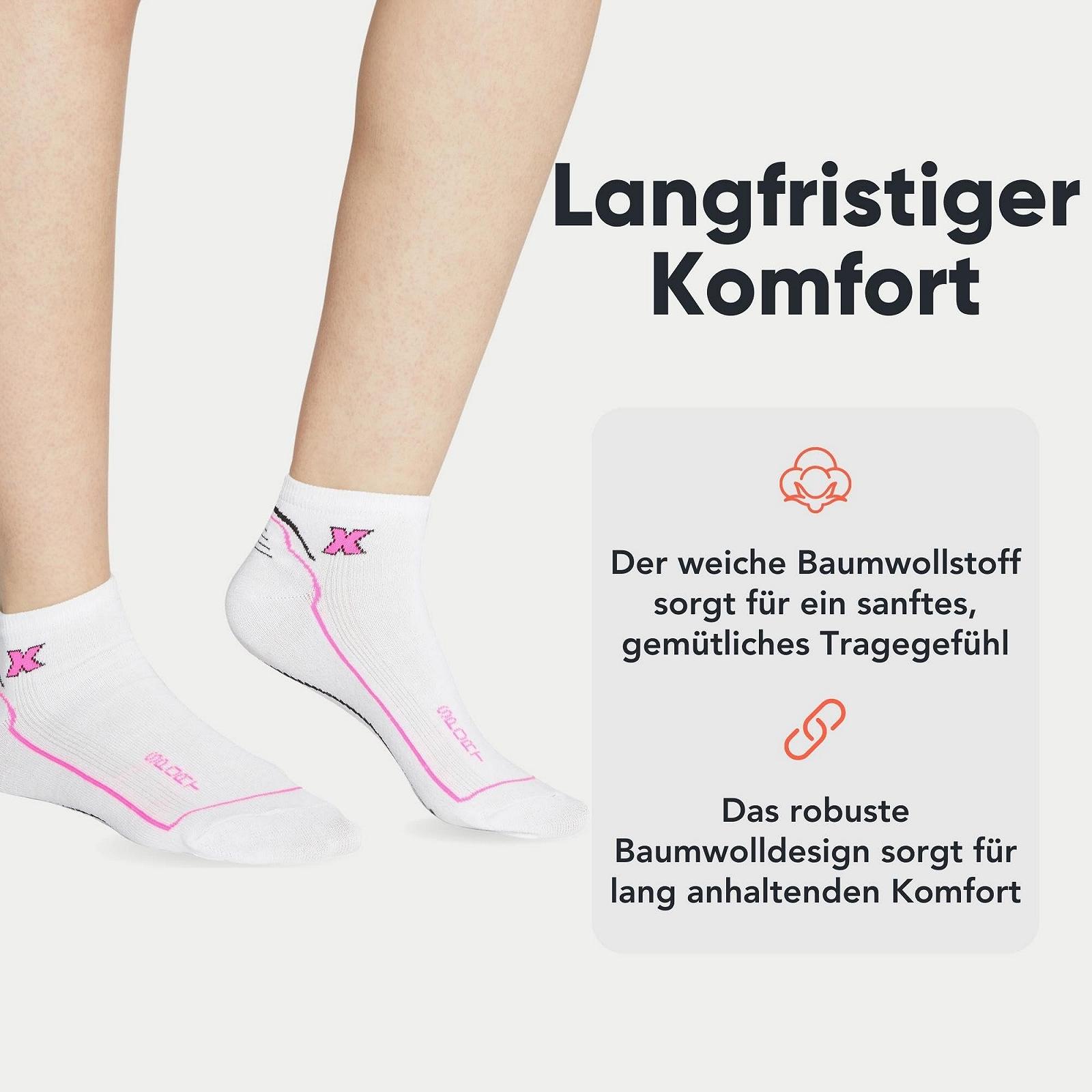 Носки спортивные FM London Женские 30-34 EU Белый, Набор 12 пар, фото №2