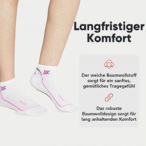 Носки спортивные FM London Женские 30-34 EU Белый, Набор 12 пар synthetic.ua - Фото 1