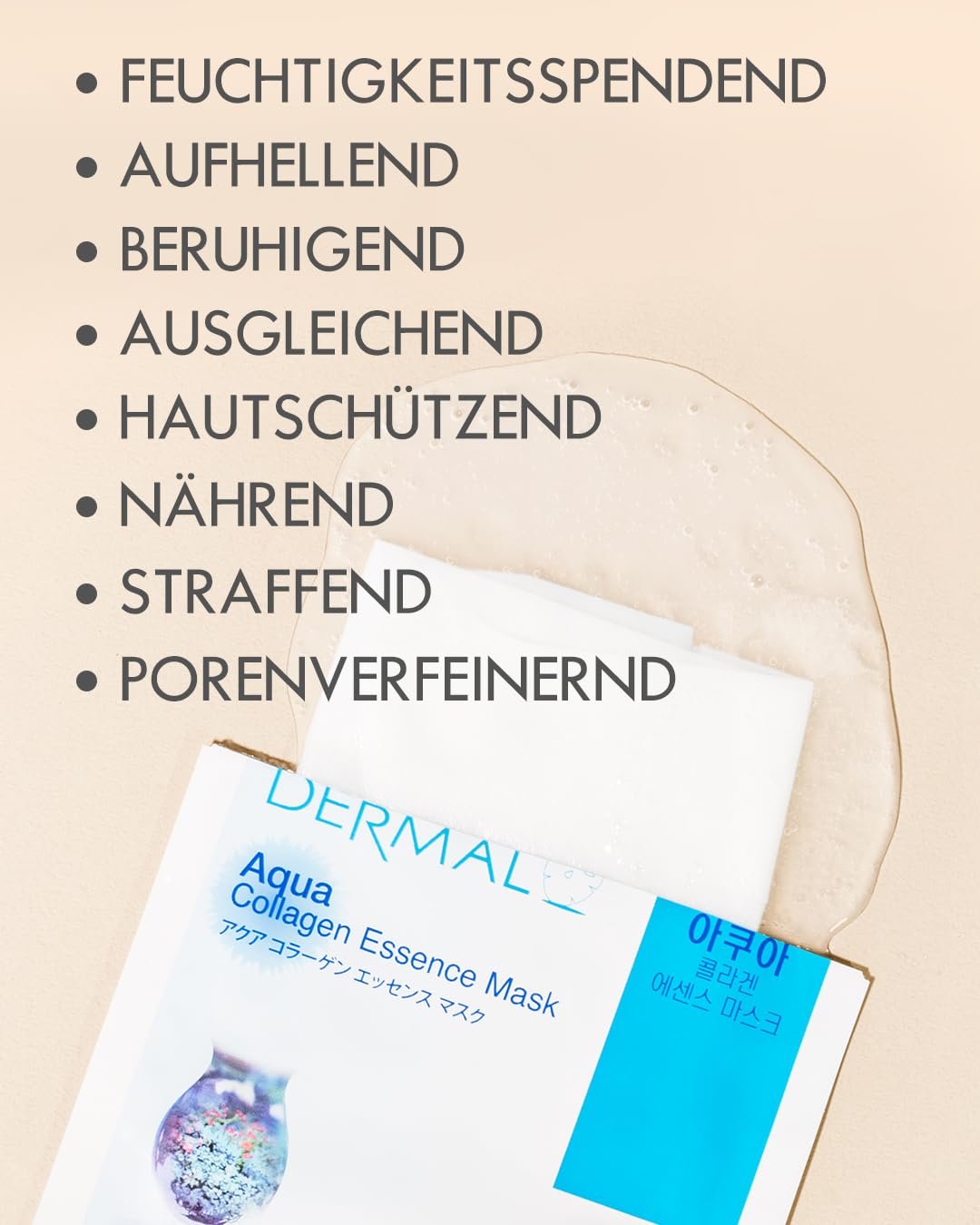 Тканевая маска A Collagen Essence для лица - Чувствительная, Успокаивающая, Против акне, Питательная, Очищающая корейская маска для лица - Натуральный уход за кожей. Набор 16 штук, фото №4 Тканевая маска A Collagen Essence для лица - Чувствительная, Успокаивающая, Против акне, Питательная, Очищающая корейская маска для лица - Натуральный уход за кожей. Набор 16 штук, фото №4