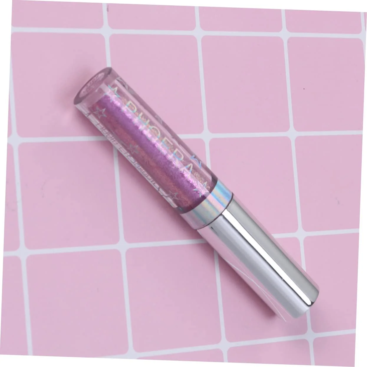 Жидкая Подводка для глаз FRCOLOR Блестки Фиолетовая, фото №6