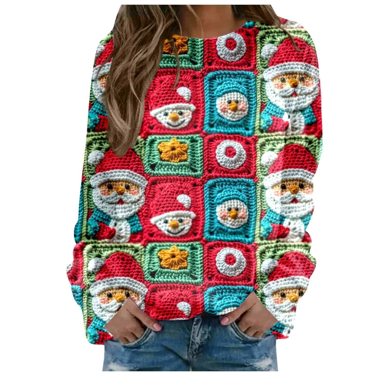 Рождественский джемпер Женская смешная рубашка с длинным рукавом Рождественский мотив с оленем Рождественский женский свитшот Рождественский рождественский джемпер Рождественская рубашка с длинным рукавом Топы для подростков, фото №1 Рождественский джемпер Женская смешная рубашка с длинным рукавом Рождественский мотив с оленем Рождественский женский свитшот Рождественский рождественский джемпер Рождественская рубашка с длинным рукавом Топы для подростков, фото №1