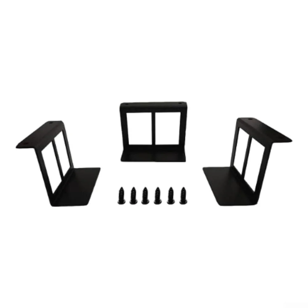 Подставка для ноутбука Металлическая для ноутбуков, игровых консолей, кабельных коробок 10 x 7 x 4 см Черный, 3 шт, фото №1