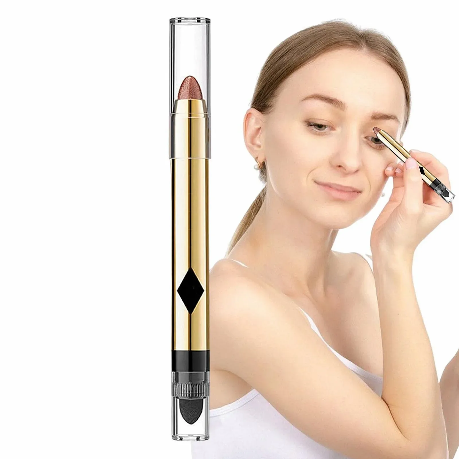 Тіні-олівець 2-в-1 Perlglanz Fowybe, фото №1