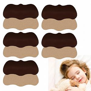 Пластирі для носа, дихаючі, для покращення дихання, полегшення закладеності носа, для спорту та сну, 10 шт - Фото 1