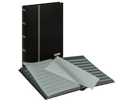 Альбом-кляссер для марок Lindner Elegant 30/60 мягкая обложка Черный hub_irapa9, фото №1
