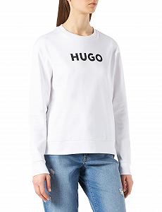 Женский Свитшот HUGO The Sweater с контрастным цветным логотипом из хлопка - Фото 1