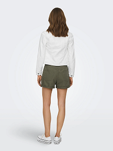 Джинсовая куртка ONLY ONLTIA DNM JACKET COL PIM NOOS 15177238 Белый L synthetic.ua - Фото 1