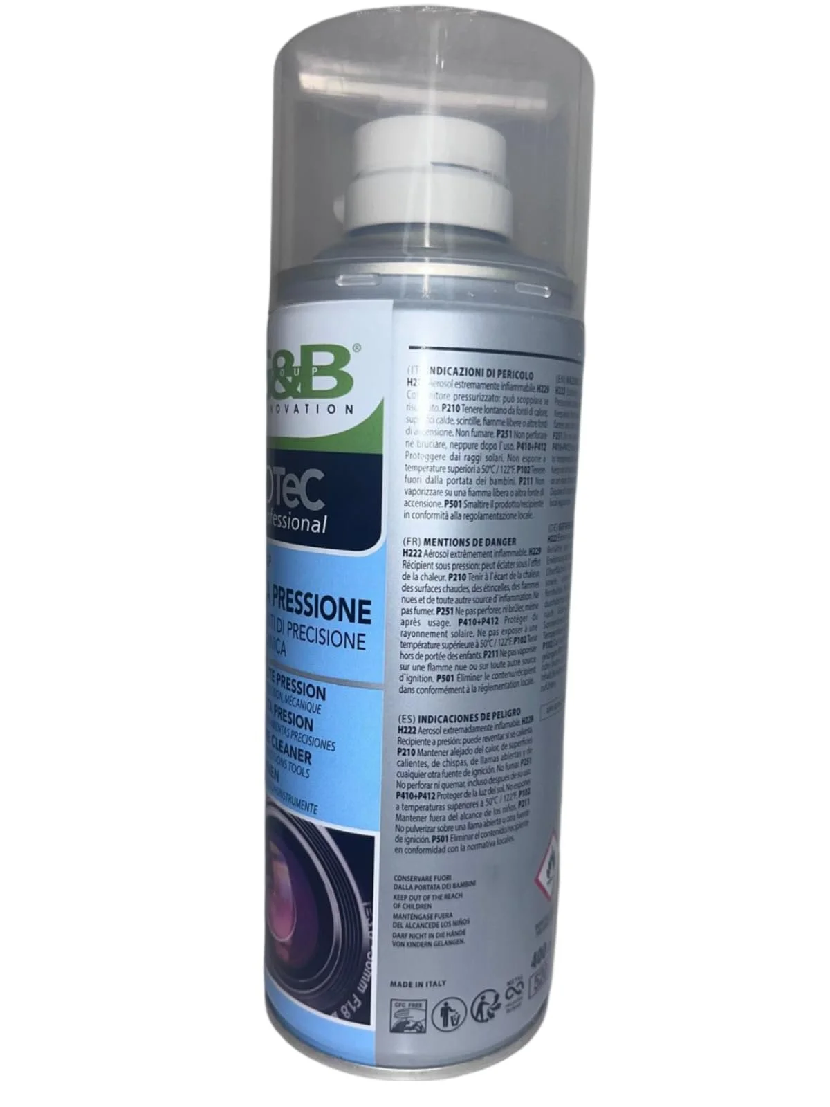 Спрей стисненого повітря 400 мл для прецизійного чищення електроніки без залишків, фото №4