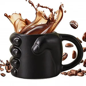 Кумедна чашка для кави для чоловіків Дизайн кулака - Фото 1