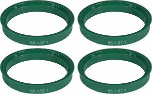 Кільця центрувальні для колісних дисків 65.1-57.1 Walline термопластик WL - Фото 1