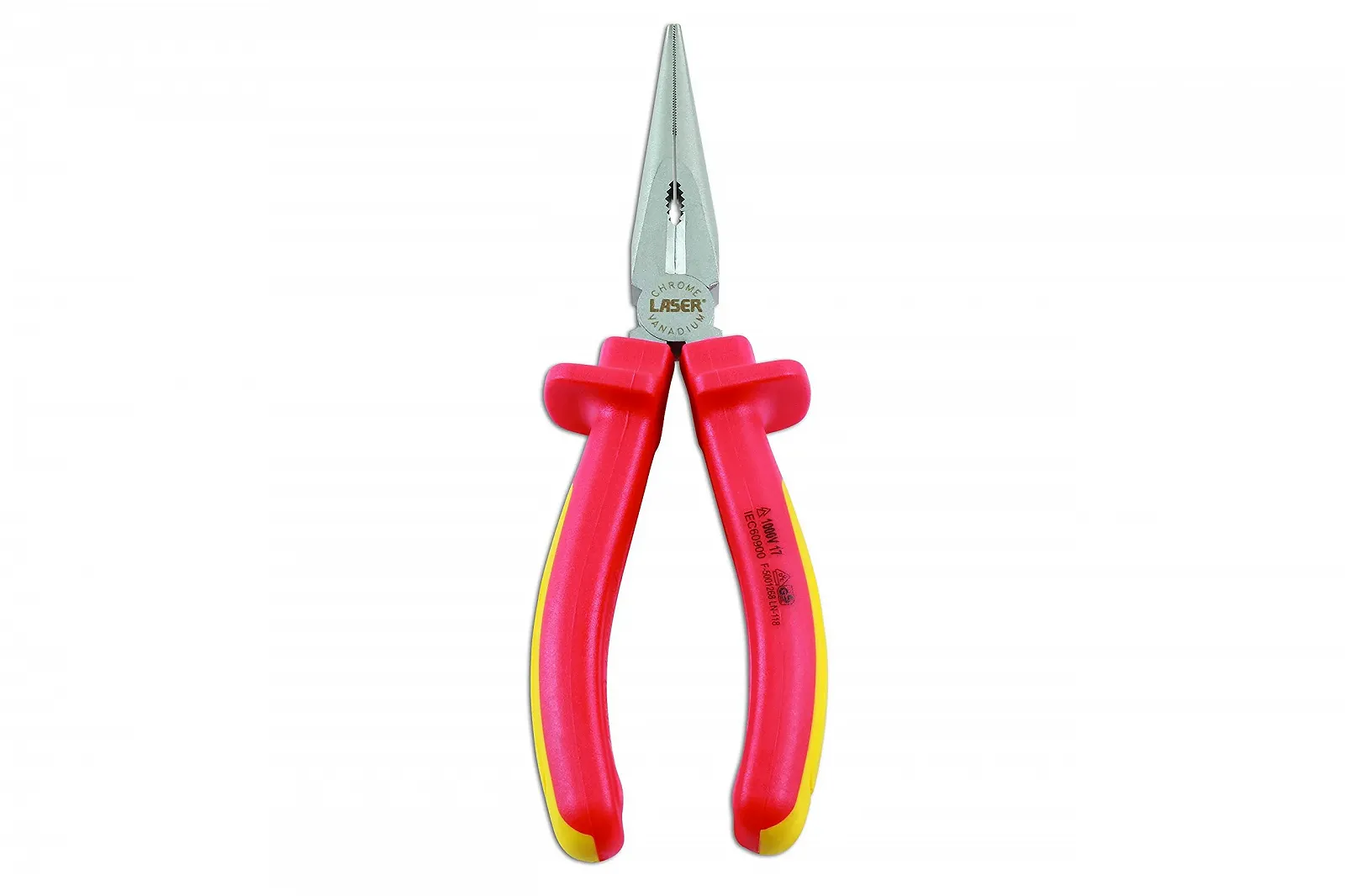 Длинногубцы Laser 7469 изолированные 200 мм, фото №1 Длинногубцы Laser 7469 изолированные 200 мм, фото №1