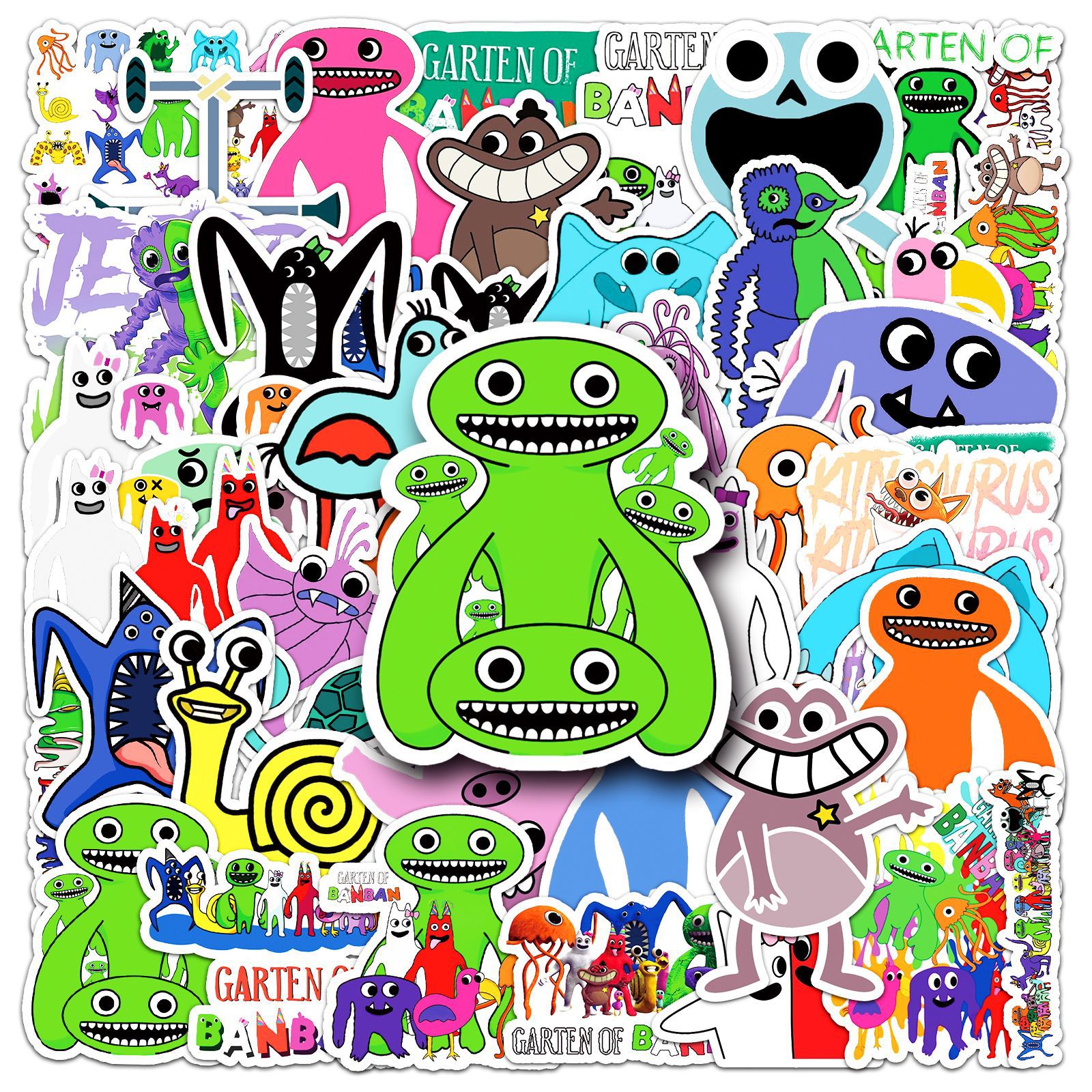 Стікери Райдужні друзі Rainbow Friends Рейнбоу френдс стікерпак наклейки набір 50 шт, фото №5 Стікери Райдужні друзі Rainbow Friends Рейнбоу френдс стікерпак наклейки набір 50 шт, фото №5