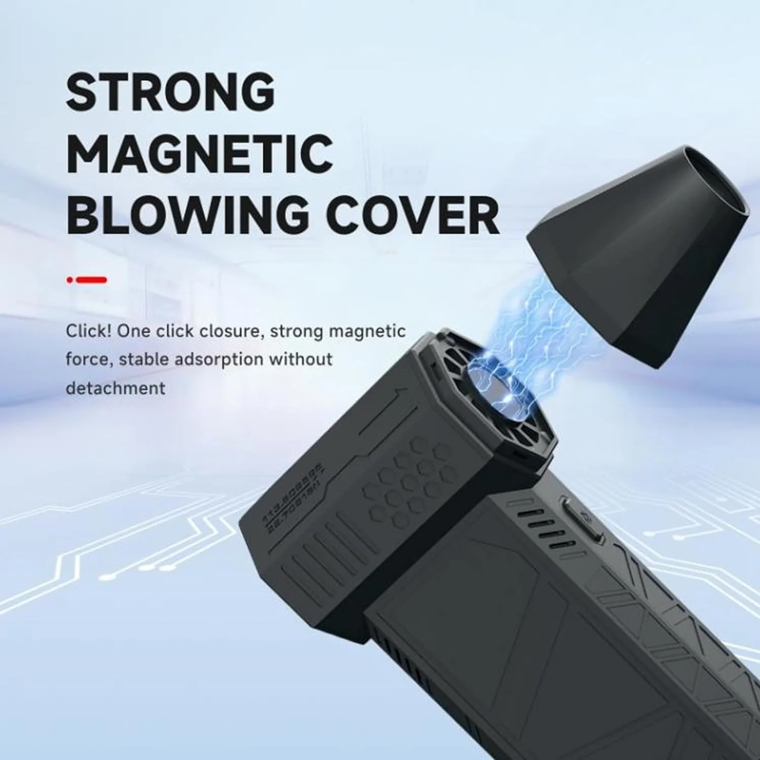 Аккумуляторный очиститель воздуха Jet Dry Ban QC20W 130 000 об/мин Портативная турбо-вентиляторная воздуходувка QC20W 20W Quick Charging, фото №6