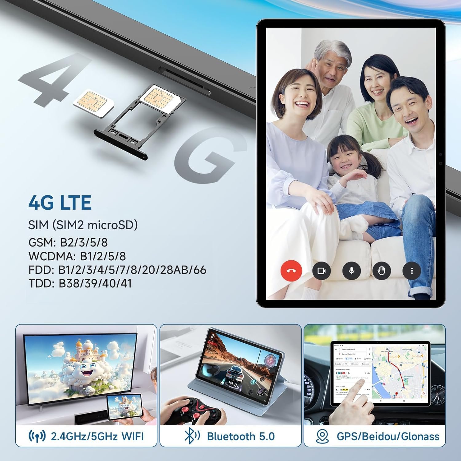 Планшет 11" ALLDOCUBE iPlay 60 Lite 4/128Gb 4G 2-SIM Android 14 8000 mAh Grey, фото №2