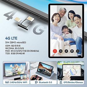 Планшет 11" ALLDOCUBE iPlay 60 Lite 4/128Gb 4G 2-SIM Android 14 8000 mAh Grey synthetic.ua - Фото 1