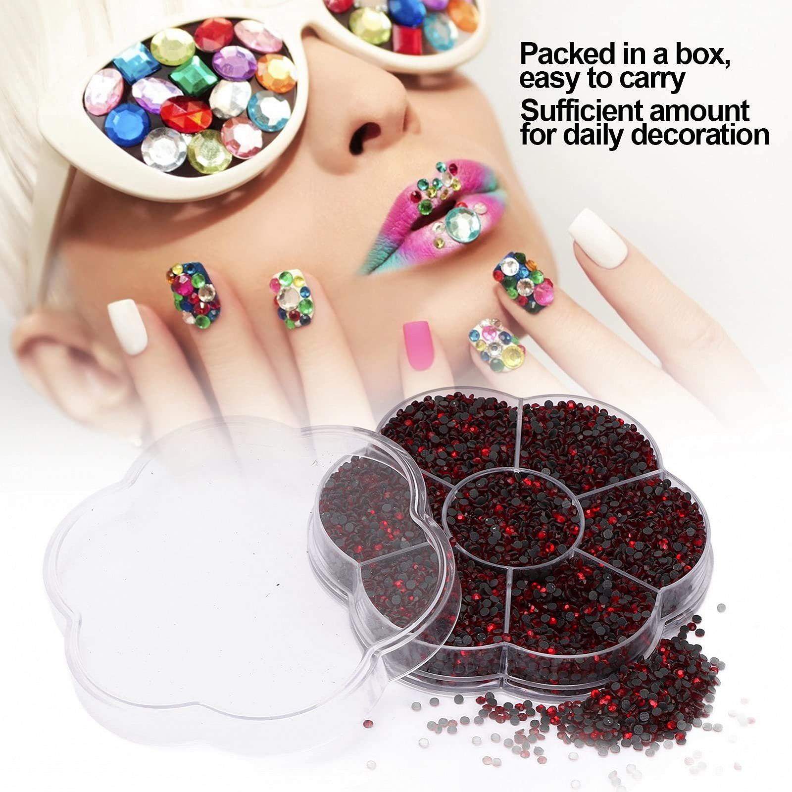 Стеклянные камни в упаковке для ногтей, наклейки для обуви, ближневосточные бриллианты, горячие бриллианты, кристаллы для одежды, стеклянные горячие бриллианты, блестки S601-Large, фото №2