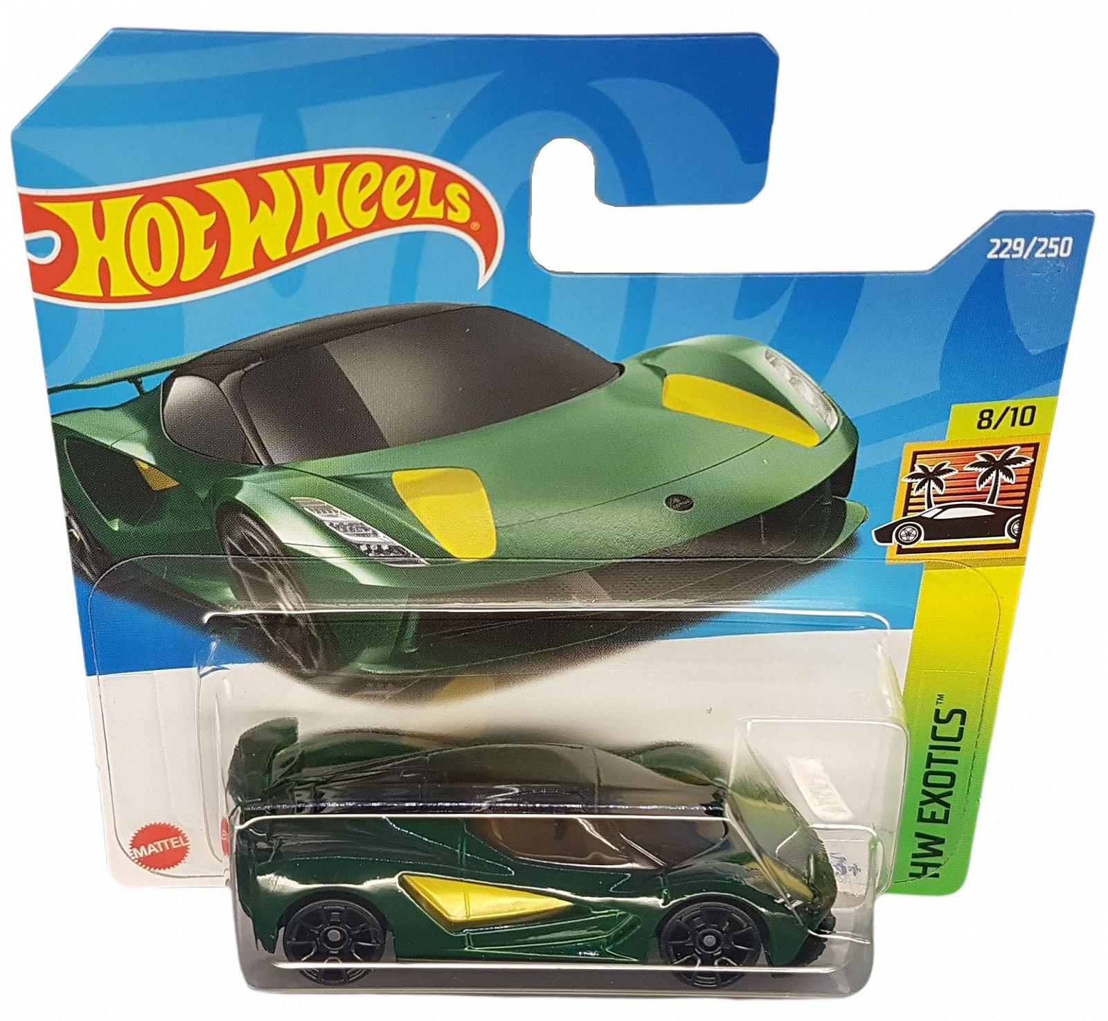 Автомобиль Hot Wheels HW Exotics Lotus Evija Short Card Темно-зеленый Mattel, фото №2