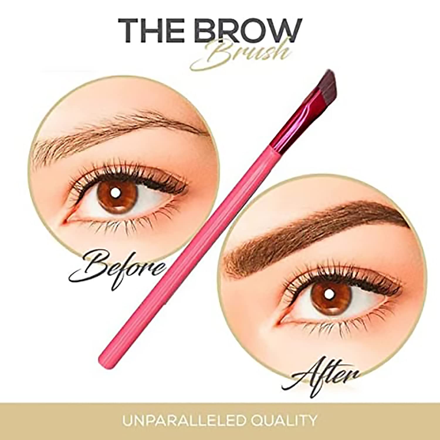 Щітка для брів Multifunctional Eyebrow Brush Багатофункціональна з кремом для брів Світло-коричневий, фото №3