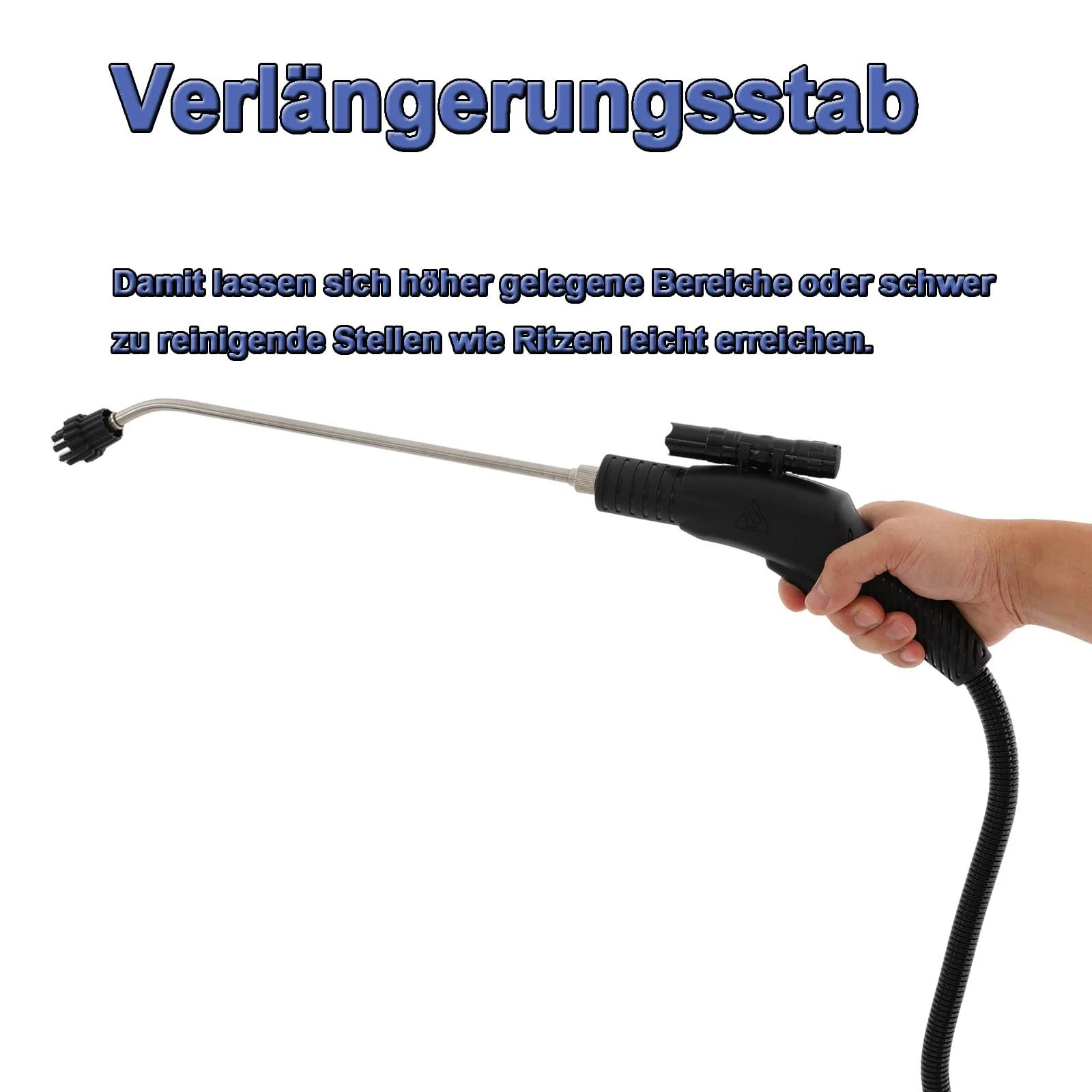 Пароочисник ручний 3-в-1 3000 Вт високий тиск, фото №6