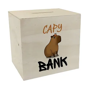 Скарбничка дерев’яна Capy Bank Капібара - Фото 1