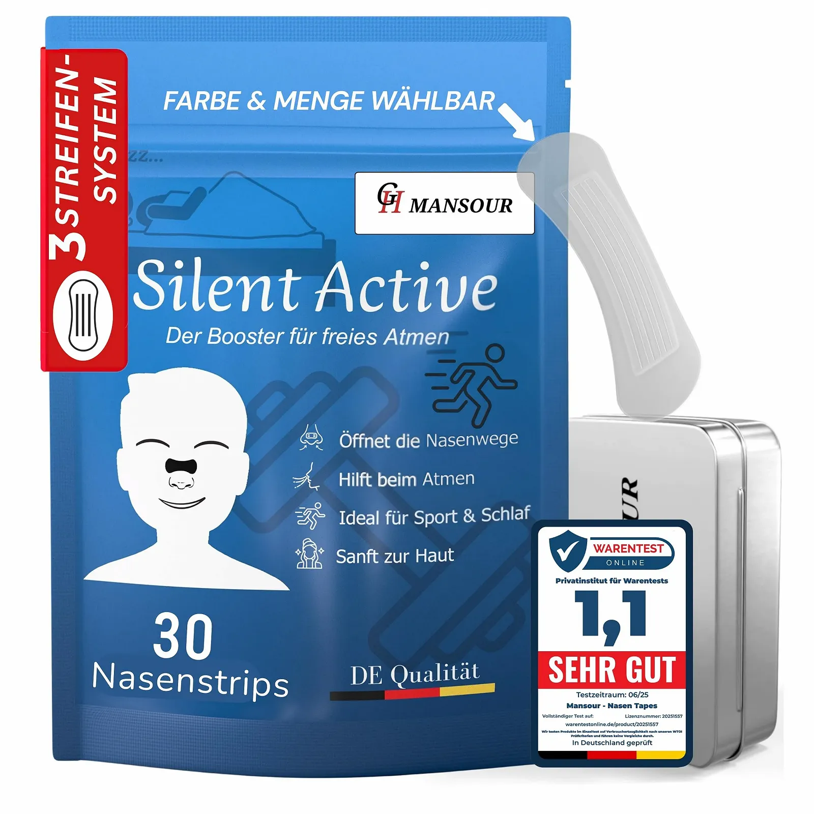 Пластирі на ніс Без латексу 30 шт Прозорий, фото №1