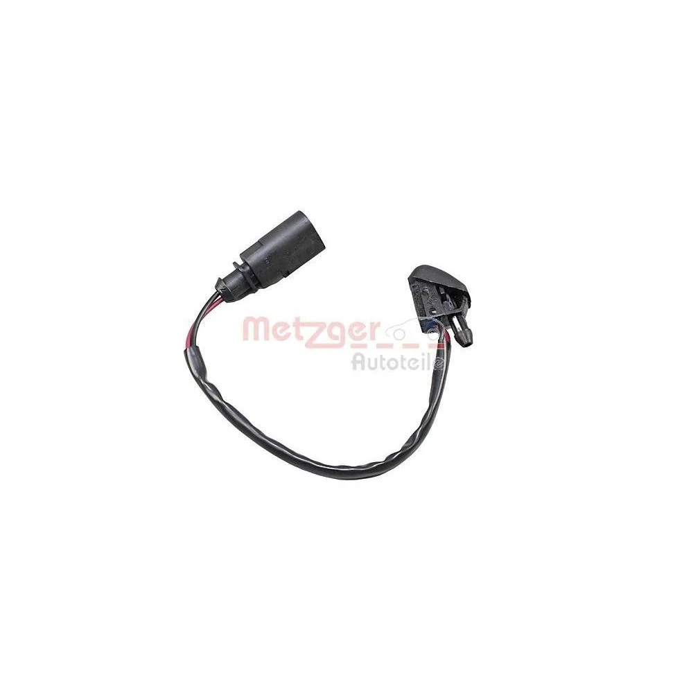 Форсунка омивача, очищення скла METZGER 2220608 для SKODA, двостороння, передня, фото №1