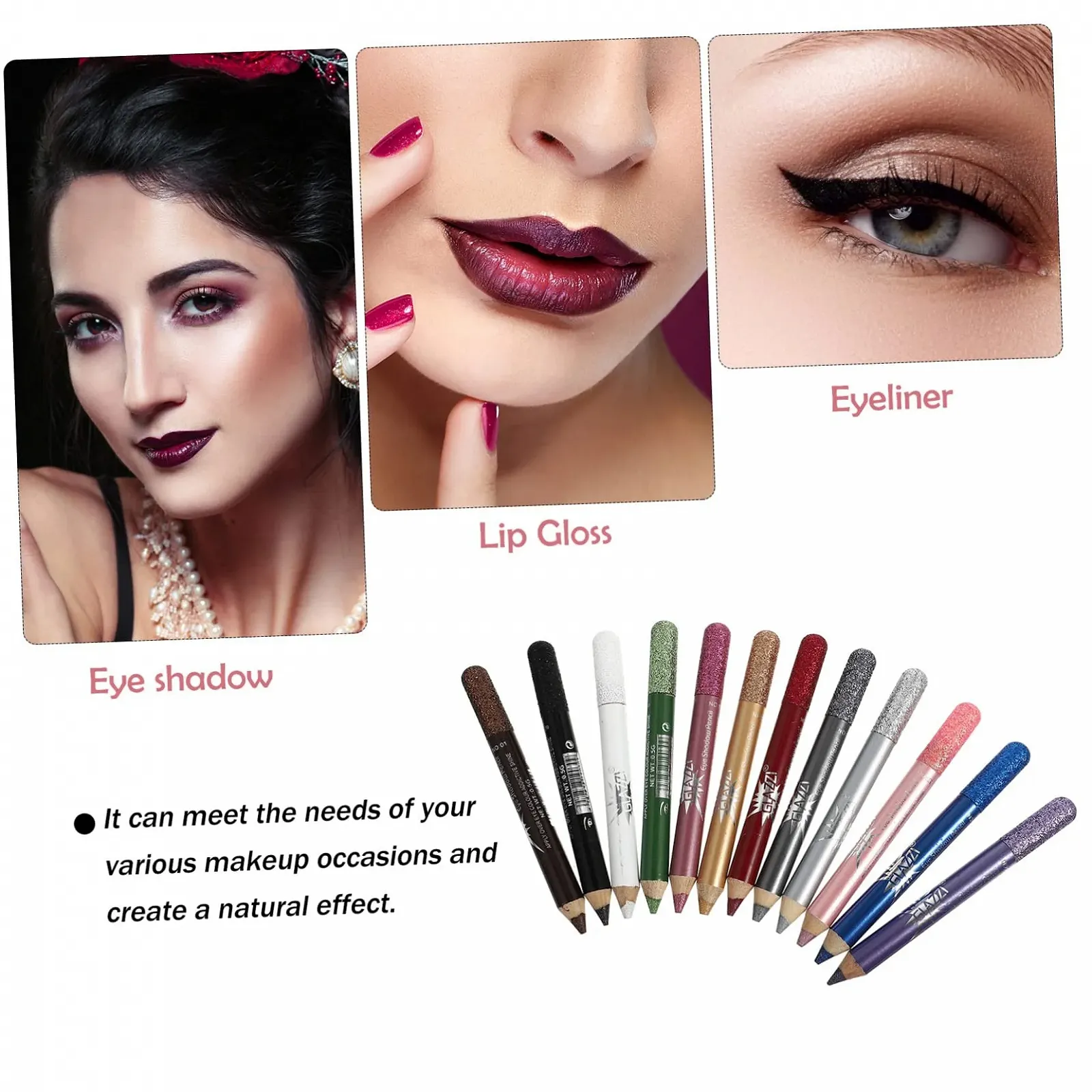 Олівець для повік Housoutil Перламутровий, фото №6 Олівець для повік Housoutil Перламутровий, фото №6