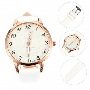 Часы женские OATIPHO Золотой Золотые Часы для девочек Тонкий Ремешок Цифровой Золотой Автоматический Браслет Женский Белая Pu-Кожа synthetic.ua - Фото 1