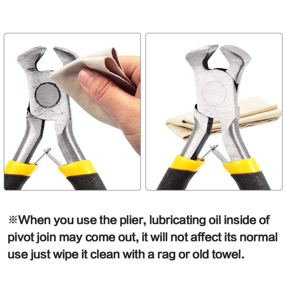 Длинногубцы SPEEDWOX 6" (15 cm) с удлиненными тонкими кончиками, миниатюрные прецизионные, для формирования проволочных петель, с гладкими губками, для труднодоступных мест, для изготовления ювелирных изделий, фото №6