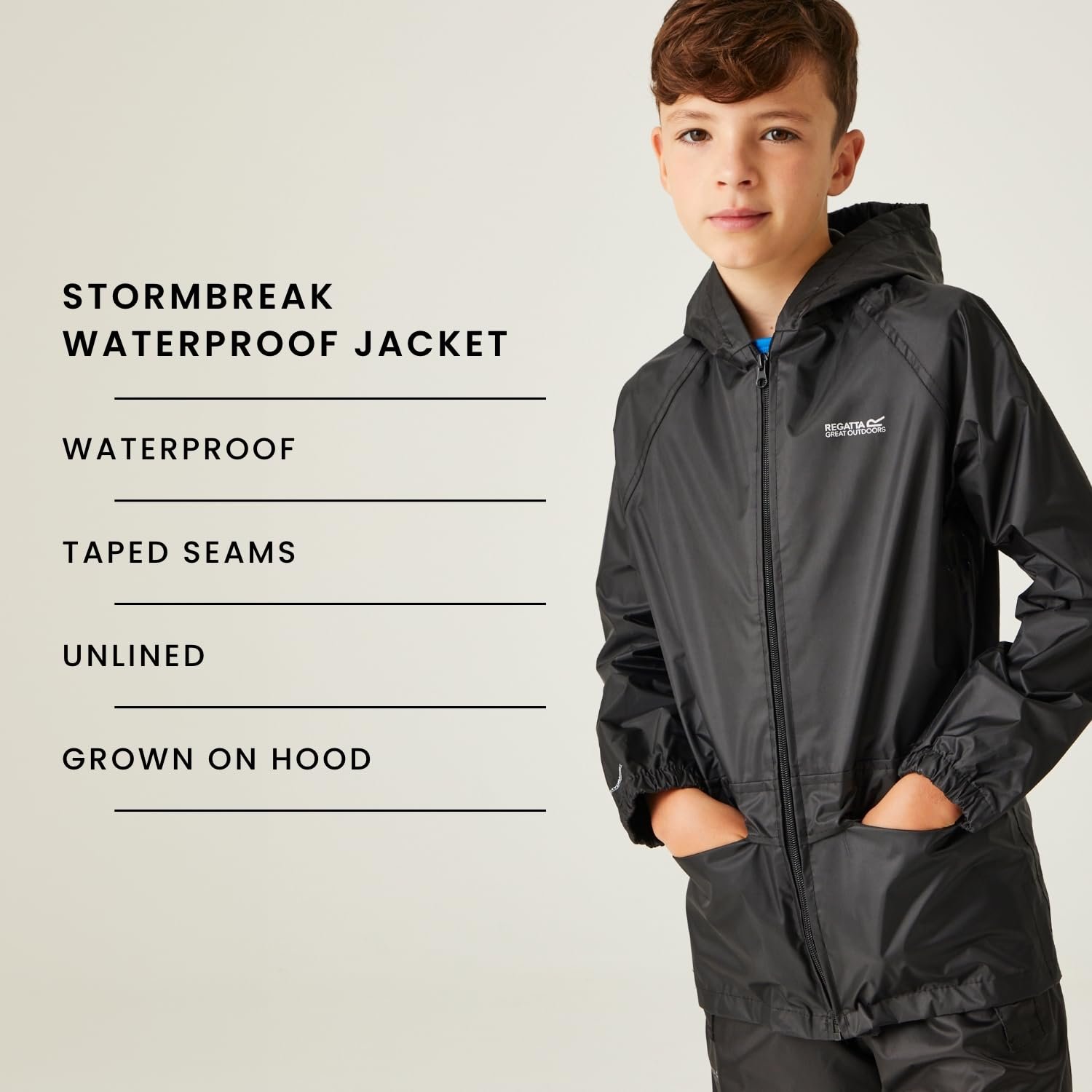 Куртка Regatta Stormbrk JKT Черный, 11-12 лет, фото №6