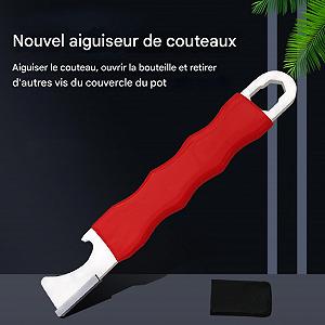 Точило для інструментів та ножів ручна багатофункціональна з викруткою та відкривачкою synthetic.ua - Фото 1