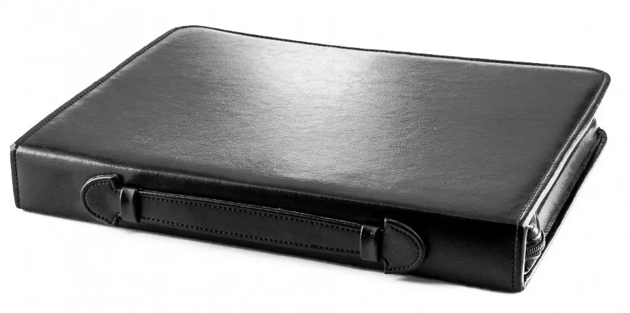 Деловая папка с калькулятором из эко кожи AMO SSBW04 чёрный, фото №3