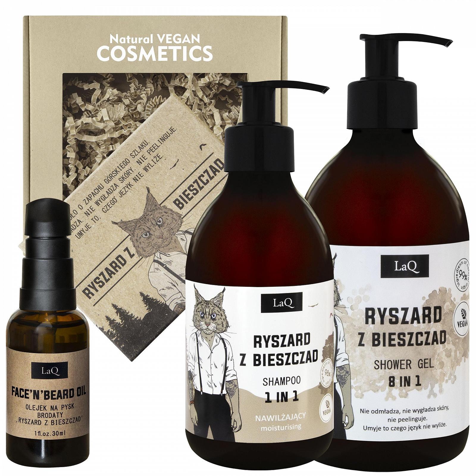 Набір косметики LAQ Ryszard Гель для душу + Шампунь + Олія + Мило Bergweg, фото №1 Набір косметики LAQ Ryszard Гель для душу + Шампунь + Олія + Мило Bergweg, фото №1