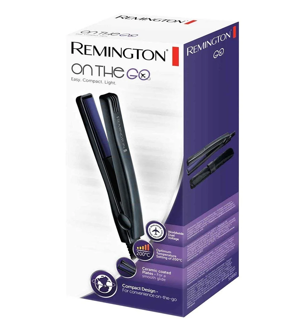 Випрямляч для волосся Remington On The Go S2880 Slim Mini 15 см керамічне покриття 200 °C, фото №2