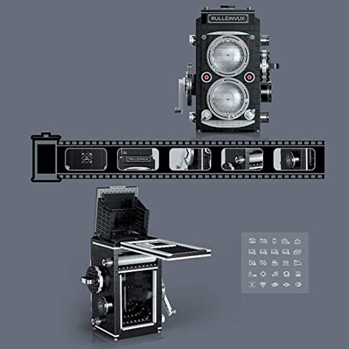 Игрушка строительные блоки JOMIOD Technik Creative Camera 622 элементов, фото №4
